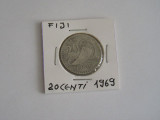 M3 C50 - Moneda foarte veche - Fiji - 20 centi - 1969, Australia si Oceania
