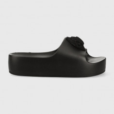 Kurt Geiger London papuci Eagle Chunky Slide femei, culoarea negru, cu platforma, 9787200999