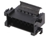 Conector cablu-cablu JPT tată 14 pini negru, TE Connectivity
