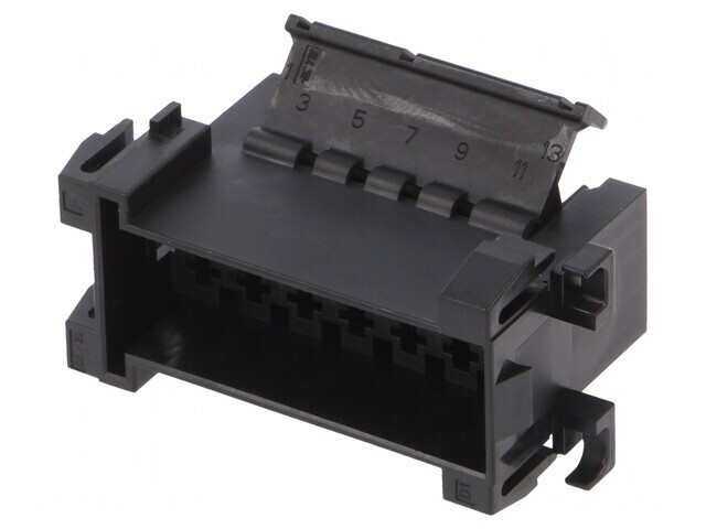 Conector cablu-cablu JPT tată 14 pini negru