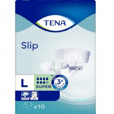 Scutece pentru incontinenta adulti, Tena Slip Super, marime L, 10 bucati