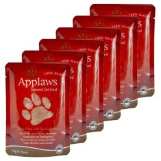 Plicule? APPLAWS Cat, ton ?i creve?i 6 x 70g foto