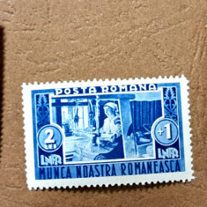 TIMBRE ROMÂNIA MNH LP106/1934 -Munca noastră românească -LNFR-Serie simplă