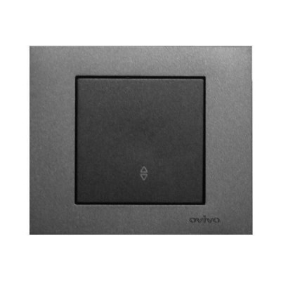 Intrerupator cap scara Grano ST Metalic antracit Ovivo 400-130200-209 foto