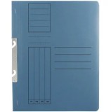 Dosar incopciat A4, 1/1, carton, albastru, 10 bucati/set