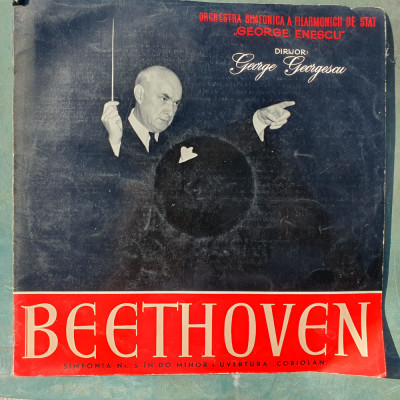 Vinil Beethoven, Dirijor George Georgescu, Simfonia nr 5 do major Coriolan foto