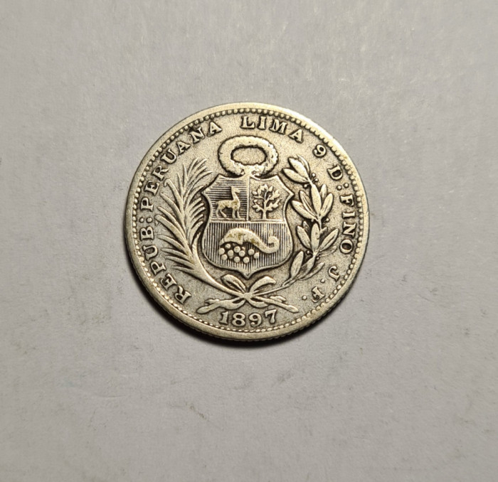 Peru 1/5 Sol 1897