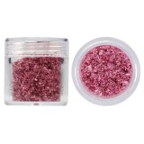 Mici fulgi de sclipici, 10g - roz cu aspect &icirc;nvechit, INGINAILS
