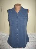 Camasa Blugi Dama Marks&amp;Spencer Marimea 40 (M) Cambrata Denim Tencel Albastru St. Michael