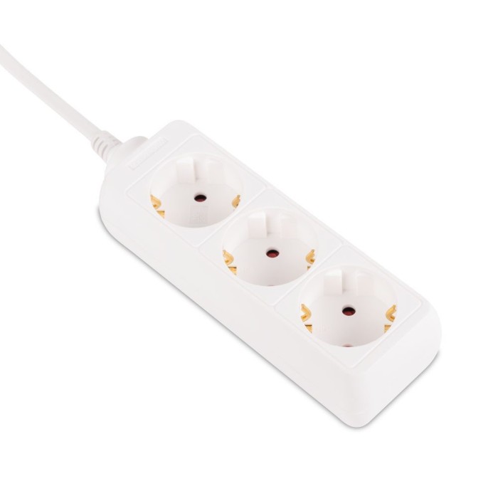Prelungitor 5m 3 prize alb (3P 5M) Inlet