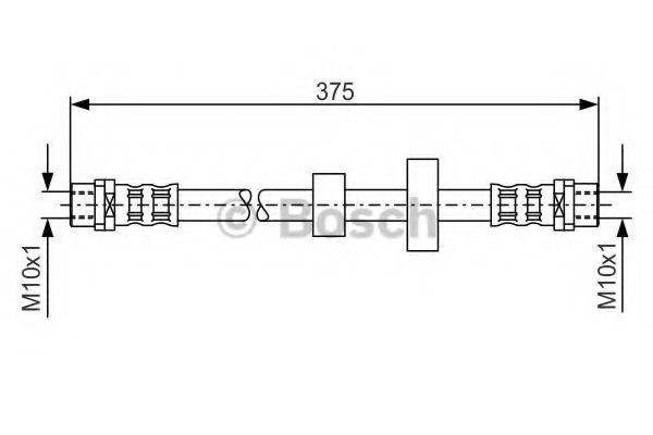 Conducta / cablu frana VW TRANSPORTER IV bus (70XB, 70XC, 7DB, 7DW, 7DK) (1990 - 2003) BOSCH 1 987 476 698