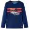 Tricou copii m&acirc;neci lungi, bleumarin, 104 13080