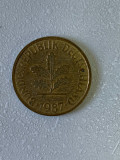 Moneda 10 PFENNIG - 1987 J - Germania - KM 108 (284), Europa