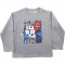 Bluza baieti Spiderman, gri, bumbac