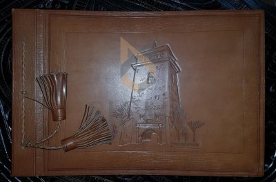 ALBUM PENTRU FOTOGRAFII, DIN PIELE COMPLET CU TURNUL GOLIA, IASI foto