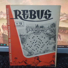 Rebus, revistă bilunară de probleme distractive, nr. 12, 20 dec. 1957, 111