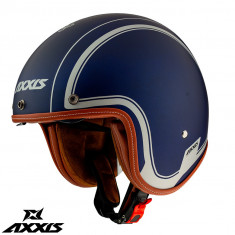Casca pentru scuter - motocicleta Axxis model Hornet SV Royal A7 albastru mat (ochelari soare integrati) XL (61/62cm)
