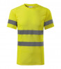Tricou Reflectorizant Galben, Benzi 3M, Unisex, Bumbac/Poliester, Vizibilitate Ridicata, EN ISO 20471 Clasa 2
