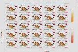 Cumpara ieftin RO 2000 LP 1505 serie in coala MNH de 25, Fauna-supratipar/1997 &quot; coroana&quot;, Oameni, Nestampilat