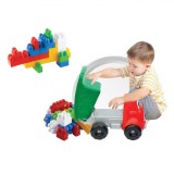 Camion de Jucărie Dede, Set Cuburi, 30 Piese, Multicolor, V&acirc;rstă Recomandată 3+ Ani, Oem