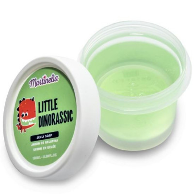 Sapun tip gelatina Little Dinorassic Jelly Soap Martinelia 99704, verde, 100 ml foto