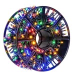 Instalație Rola 30m 180 LED-uri Multicolor Model Diamant