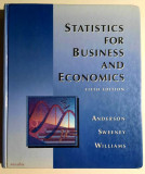 Statistics for Business and Economics - Anderson, Sweeney, Williams 5th Edition