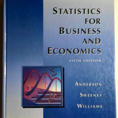 Statistics for Business and Economics - Anderson, Sweeney, Williams 5th Edition