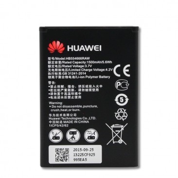 ACUMULATOR HUAWEI HB554666RAW LI-POL, 1500 MAH, E5375 E5377 E5373 E5351, ORIGINAL BULK foto