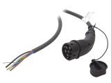 Cablu eMobility HARTING 1x0,5mm2,5x6mm2 480V 22kW IP44 Tip 2