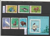 1980 LP 1004 LP 1005 LP 1006 ANUL EUROPEAN AL OCROTIRII NATURII SERIE+COLITE MNH NESTAMPILATE