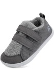 Incaltaminte Copii Iarna Grey Velcro Marime 31 Talpa Antiderapanta