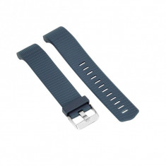 Bra?ara silicon pentru Fitbit Charge 2 Culoare Gri, Marime L (Large) foto