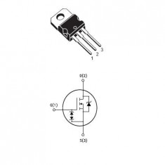 Tranzi.mosfet de put. canal n 600v 1.76ohm 4a