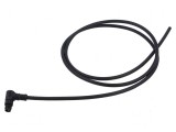 Conector M8 mufă tată unghi cabluri IP67 3 pini -20&divide;80&deg;C