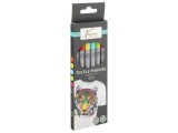 Set 6 markere acrilice, cu varf dublu, pentru textile, Fine Art Nassau