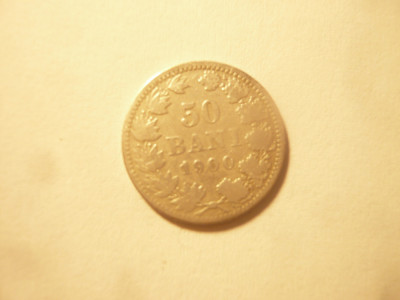 Moneda 50 Bani 1900 Carol I ,argint ,cal.Buna foto