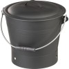 Galeata/recipient pentru cenusa, metal, negru, 8 L, Strend Pro