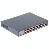 Switch 24 porturi PoE, 2 porturi uplink - HIKVISION DS-3E0326P-E-M