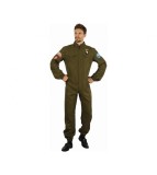 Costum Pilot pentru Adulti Salopeta Verde Inchis, Marimea 56