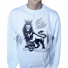 Bluză albă cu imprimeu regele leu