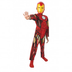 Costum pentru copii Clasic Iron Man, varsta 5-6 ani, marime M foto