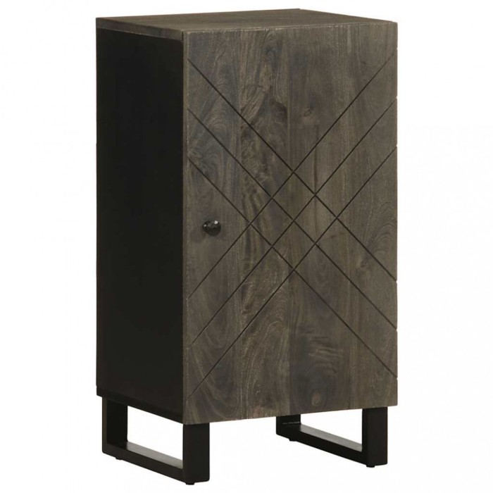 Gossi bufeta neagra 40x33x75 cm lemn masiv de mango