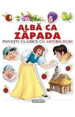 Alba ca Zapada - Povesti clasice cu abtibilduri PlayLearn Toys foto