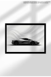 Poster Canvas cu Mașină Sport &ndash; Print Ne&icirc;nramat - Pasionați Auto - 1792 LaFerrari White | A3 (29.7 x 42 cm)