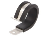 Clipsuri aluminiu &Oslash;buclă 27mm W 12,7mm &Oslash;orif.mont 5,2mm