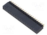 Conector şiruri pini tată 40 PIN 2,54mm aurit THT SAMTEC