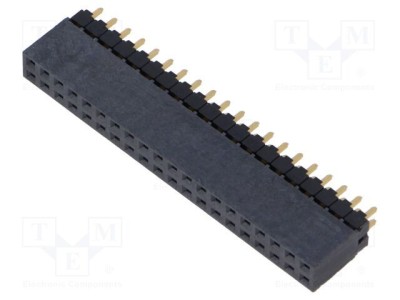 Conector şiruri pini tată 40 PIN 2,54mm aurit THT SAMTEC foto