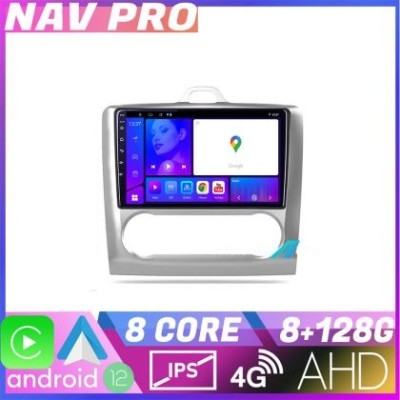 Navigatie Ford Focus 2 Automat KIT 140 automatic EDOTEC-LITE Android Ecran 720P Octa Core 8 128 Carplay CarStore Technology foto