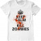 Tricou Barbati Kill zombies